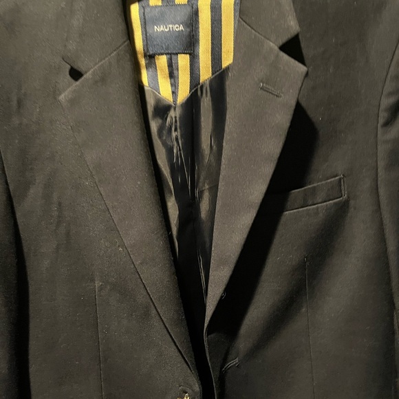 Nautica Navy Blue Blazer Size 18 Regular - Picture 3 of 6